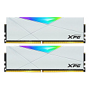 Модуль памяти ADATA XPG SPECTRIX D50 RGB White Gaming Memory AX4U320016G16A-DW50 32GB DDR4 3200 DIMM Non-ECC, CL16, 1.35V, Heat Shield, Kit (2x16GB),