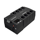 Источник бесперебойного питания ИБП CyberPower BS650E NEW линейно-интерактивный 650ВА/390Вт, 4+4 евророзетки, USB / CBR-BS650E. / UPS Line-Interactive