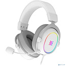 Defender Игровая гарнитура Halo белый, RGB, провод 2 м [62560]