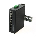 Промышленный PoE коммутатор Gigabit Ethernet OSNOVO SW-80402-IL(port 90W,360W) Промышленный управляемый (L2+) PoE коммутатор Gigabit Ethernet на 6 пор