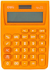 Калькулятор настольный Deli E1122/OR оранжевый 12-разр.