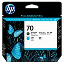 HP C9404A Печатающая головка №70, Matte Black + Cyan {DesignJet Z32100/Z3100/ Photosmart Pro B9100}