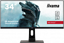 Монитор Iiyama 34" Red Eagle GB3461WQSU-B1 черный IPS LED 1ms 21:9 HDMI M/M матовая HAS Piv 1000:1 350cd 178гр/178гр 3440x1440 144Hz FreeSync Premium