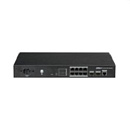 Коммутатор Dahua PFS4210-8GT-150 10-портовый гигабитный управляемый с PoE, уровень L2, 8xRJ45 1Gb PoE, 2xSFP 1Gb, суммарно 150Вт, коммутация 20 Гбит/с