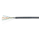 Cabeus FTP-4P-Cat.5e-SOLID-OUT-LSZH-UV-100 Кабель витая пара экранированная FTP (F/UTP), категория 5e, 4 пары (24 AWG), одножильный, экран - фольга, д