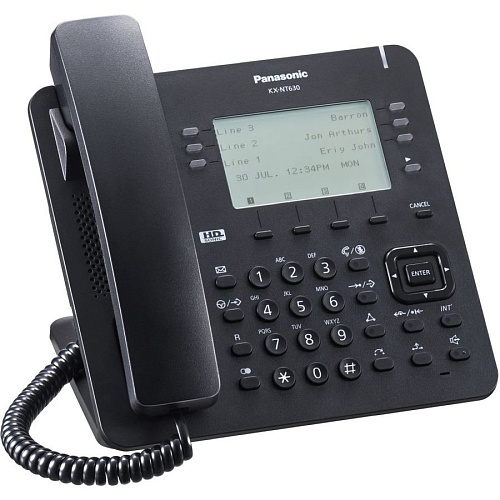 Panasonic KX-NT630RU-B Телефон IP черный