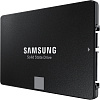 Твердотельный накопитель/ Samsung SSD 870 EVO, 4000GB, 2.5" 7mm, SATA3, 3-bit MLC, R/W 560/530MB/s, IOPs 98 000/88 000, DRAM buffer 4096MB, TBW 2400,