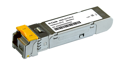 D-Link WDM SFP Transceiver, 1000Base-BX-D, Simplex LC, TX: 1550nm, RX: 1310nm, Single-mode, 40KM