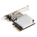 Сетевая карта Exegate EX296225RUS Сетевой адаптер EXE-107S (PCI-E x4 v3.0, 1xRJ45, UTP 100Mbps/1000Mbps/2.5Gbps/10Gbps Marvell AQC107S)