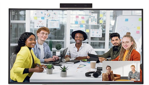 LG 43'' All-In-One: Videoconference camera FHD, 2 microphone, AMD Ryzen, Win 10, UHD, 350nit, Touch, 8/7