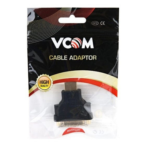 VCOM VAD7819 Переходник DVI-D 25F to HDMI 19M [06937510890064]