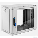 ЦМО Шкаф телекоммуникационный настенный сварной 9U (600 x 500) съёмные стенки, дверь стекло, ШРН-9.500