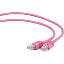 Cablexpert Патч-корд UTP PP12-1M/RO кат.5e, 1м, литой, многожильный (розовый)