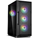 корпус ZALMAN I3 NEO BLACK, ATX, BLACK, FRONT MESH, WINDOW, 2x3.5", 3x2.5", 1xUSB2.0, 2xUSB3.0, FRONT 3x120mm FRGB, REAR 1x120mm FRGB (потёртость)
