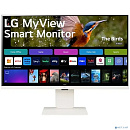 LCD LG 31.5" 32SR83U-W Smart Monitor {IPS 3840x2160 60Hz 400cd 16:9 5ms 178/178 2x5W USB-C 2xHDMI USB VESA HAS, webOS}