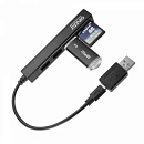 Устройство чтения карт памяти USB2.0 OTG Ginzzu GR-513UB черный