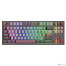 Клавиатура RK-R87 проводная BlackGrayRed, тактильные свитчи RK Brown