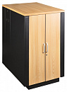 Шкаф коммутационный Lanmaster Soundproof (LAN-DC-CBSP-18U-WD) 18U 750x1130мм пер.дв. с шумоизол. без задн.дв. 2 бок.пан. 1000кг с вентилятором