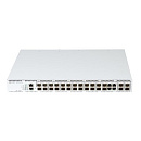 MES3300-24F Ethernet-коммутатор MES3300-24F, 1 порт 10/100/1000BASE-T (OOB), 20 портов 1000BASE-X/100BASE-FX (SFP), 4 комбинированных порта 10/100/100