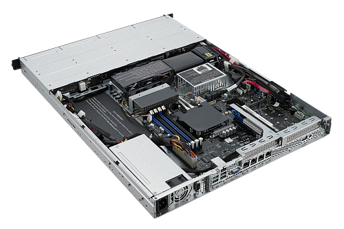 Серверная платформа ASUS Серверная платформа/ RS300-E10-PS4 Server System, 1U, 4*3.5" HS, 2*2.5" Internal, 2*M.2; Intel C242, s1151 (Xeon E-2100), 4xDDR4 (up to 64Gb ECC