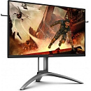LCD AOC 27" AGON AG273QX Black-Silver с поворотом экрана {VA, 2560x1440, 165Hz, HDR400, 1 ms, 178°/178°, 400 cd/m, 50M:1, +HDMI 2.0, +DisplayPort 1.2,