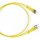 Hyperline FC-D2-9-ST/­UR-ST/­UR-H-1M-LSZH-YL Патч-корд волоконно-оптический (шнур) SM 9/­125 (OS2), ST/­UPC-ST/­UPC, 2.0 мм, duplex, LSZH, 1 м