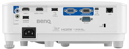 BenQ Projector MH733 DLP, 1920x1080 FHD; 4000 AL; 16000:1, 16:9, 1.3X, 30"-300", TR 1.15~1.5, HDMIx2, USB 2.0x2, Rj-45, 3D, 10W, 8000ч, White, 2.5 kg