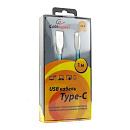 Cablexpert Кабель USB 2.0 CC-G-USBC01Bl-1M AM/Type-C, серия Gold, длина 1м, синий, блистер