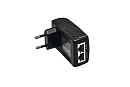 PoE-инжектор Gigabit Ethernet на 1 порт. Соответствует стандартам PoE IEEE 802.3af. Автоматическое определение PoE устройств. Мощность PoE на порт -