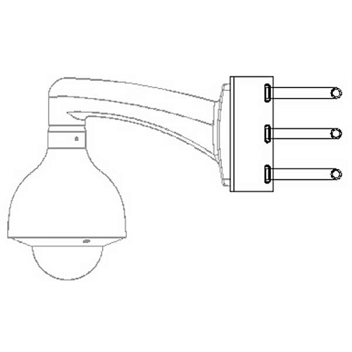 Крепление на столб DAHUA DH-PFA150, Junction Box