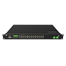 Управляемый коммутатор L3 в стойку 19" c 4 слотами 1/10GBase-X SFP+, 24 портами 10/100/1000Base-T(X) (разъем RJ45), один вход питания 100-240В перем