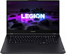 Ноутбук Lenovo Legion 5 17ITH6H Core i5 11400H 16Gb SSD512Gb NVIDIA GeForce RTX 3060 6Gb 17.3" FHD (1920x1080) noOS dk.blue WiFi BT Cam (82JM000CRK)