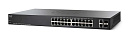 Коммутатор CISCO [SG220-26P-K9-EU] SB [SG220-26P] Управляемый PoE-коммутатор (Layer 2), 24x GLAN, 2x SFP COMBO, суммарно раздаёт 180 Вт