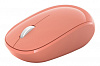 Мышь Microsoft Bluetooth персиковый оптическая (1000dpi) беспроводная BT для ноутбука (2but)