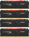 Память оперативная Kingston 64GB 3600MHz DDR4 CL18 DIMM (Kit of 4) HyperX FURY RGB