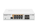 Коммутатор MIKROTIK PoE-коммутатор [CRS112-8P-4S-IN] CRS112-8P-4S-IN 3-го уровня, 8x GLAN, 4х SFP, 128 МБ RAM, 16 МБ Flash, PoE 802.3af/at, раздача 78