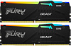 Память DDR5 2x32GB 6000MHz Kingston KF560C36BBEAK2-64 Fury Beast Black RGB RTL Gaming PC5-48000 CL36 DIMM 288-pin 1.35В kit single rank с радиатором R