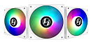 LIAN LI ST120 White aRGB PWM 120mm 19000RPM (3pcs/pack)