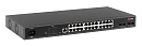 Коммутатор QTECH Управляемый коммутатор уровня L2+ с поддержкой PoE 802.3af/at, 24 порта 10/100/1000BASE-T PoE, 4 порта 100/1000BASE-X SFP, встроенный