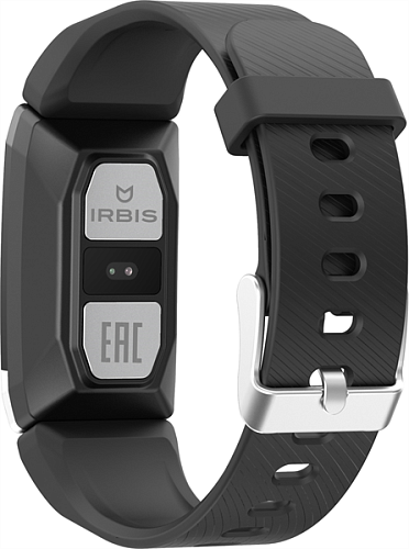 IRBIS Feel Band 1,14 (135*240), step, calories, body temp, heart rate, ECG, PPG, clock, blood pressure, 90mAh Black Band