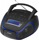 Аудиомагнитола Supra BB-23MUS черный/синий 3Вт/MP3/FM(dig)/USB/SD