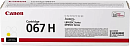 картридж Canon 067H Y, жёлтый увеличенной ёмкости (2 350 стр.)