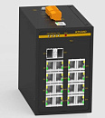 Управляемый коммутатор c 2 слотами 100/1000Base-X SFP , 16 портами 10/100Base-T(X) (разъем RJ45), один вход питания 110-240 В перем. или 110-220 В п