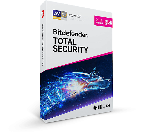Bitdefender Total Security 2020, 1 год, 5 устр.