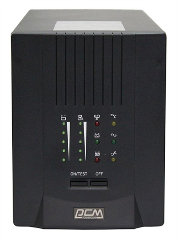 ИБП POWERCOM SMART KING PRO+, Line-Interactive, 3000VA/2100W, Tower, IEC, Serial+USB, SmartSlot (306200)