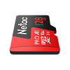 Netac P500 Extreme PRO 128GB MicroSDXC V30/A1/C10 up to 100MB/s, retail pack card only