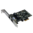 Network adapter ST-Lab, PCI-E x1, N-382 (10/100/1000, 2xRJ-45) Ret