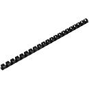 Пружины пластиковые 16 мм белые / черные (111-135 лист) 50+50 шт, ГЕЛЕОС [BCA4-16WB]