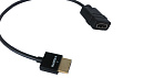 Переходной кабель [99-9490001] Kramer Electronics [ADC-HM/HF/PICO] HDMI-HDMI (Вилка - Розетка), 0,3 м