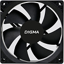 Вентилятор Digma DFAN-90 90мм черный 3-pin 4-pin (Molex)Ret